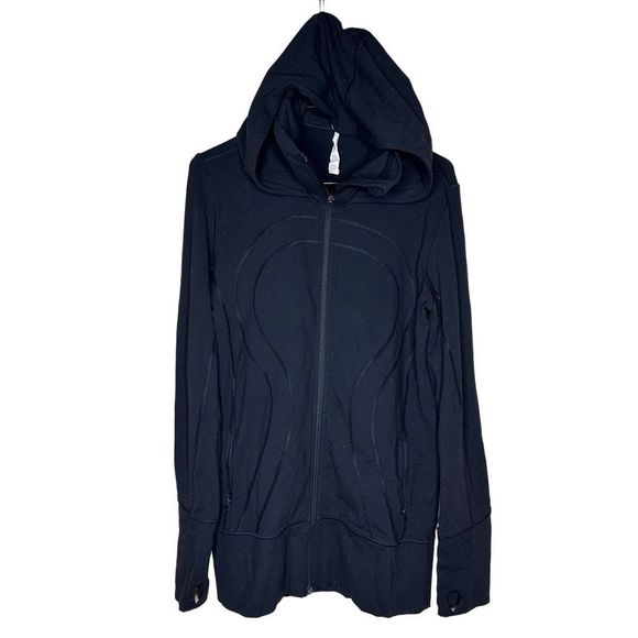 Lululemon Define Jacket Hooded Black Size 12 - Picture 1 of 4